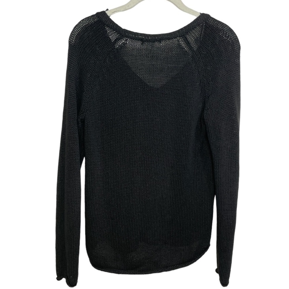 H&M Black Loose Knit V Neck Sweater size S ( NWOT) - Picture 5 of 9